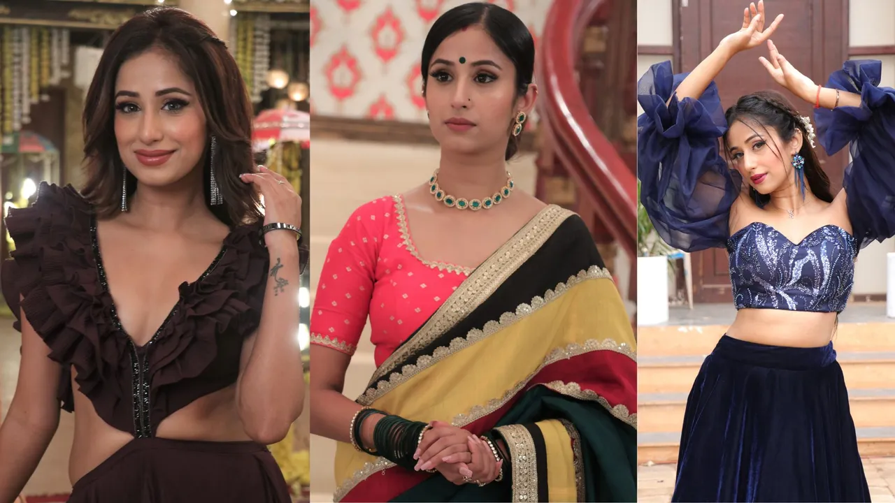 Maera Misshra shifts from dresses to sarees for her role in Bhagya Lakshmi