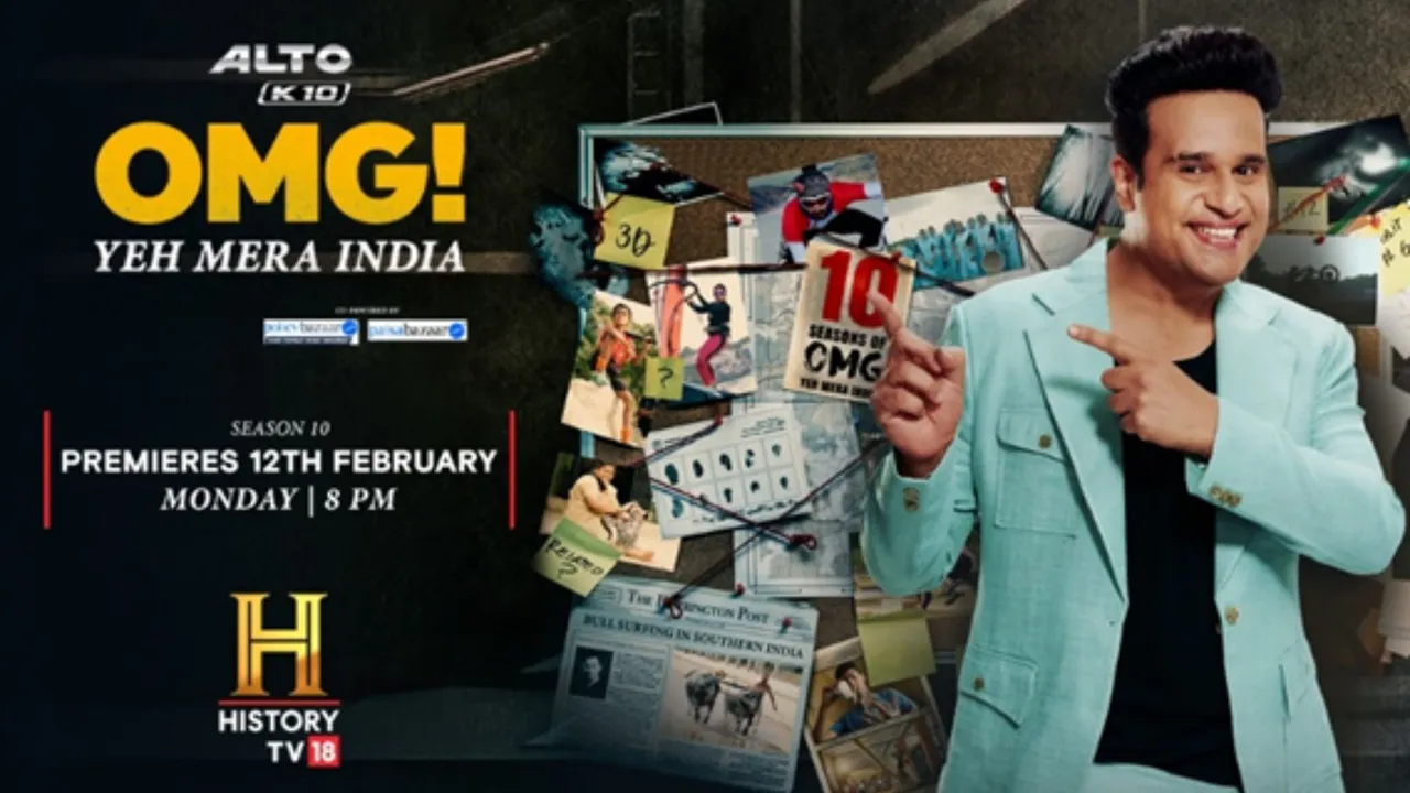 HistoryTV18 Premieres the Landmark 10th season of OMG Yeh Mera India