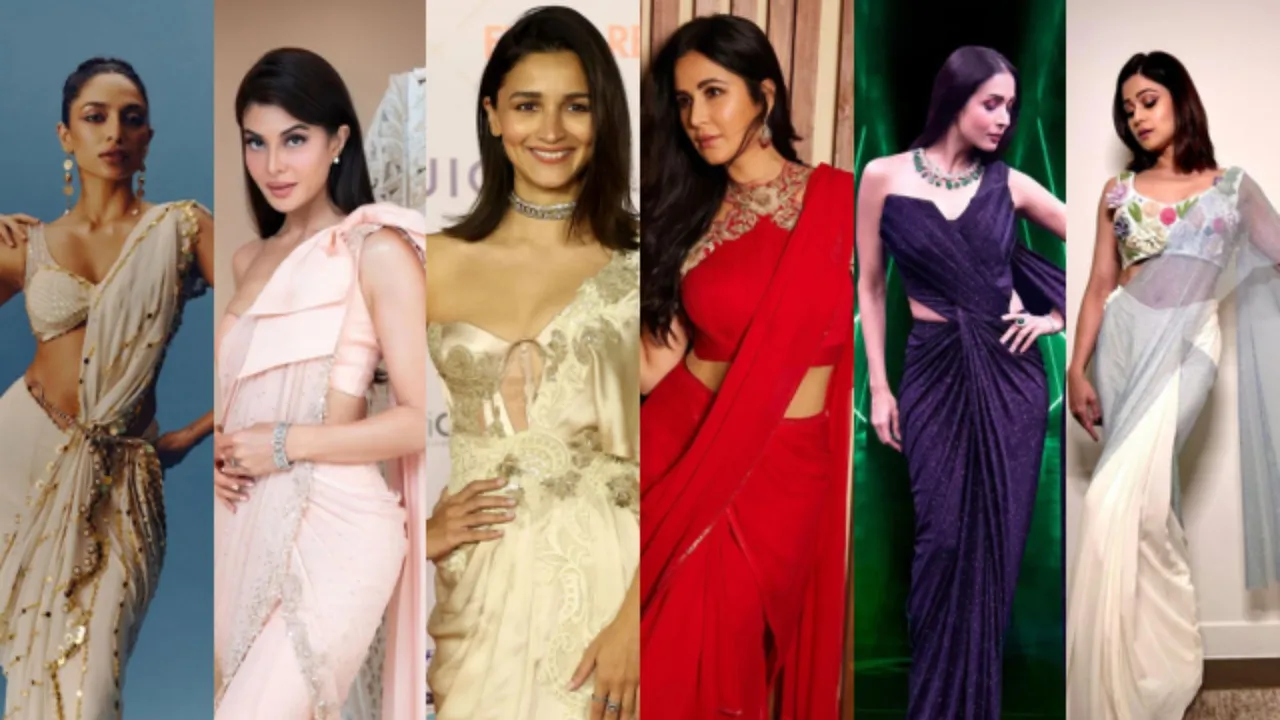 How Actresses Are Making a Splash with Unconventional Saree Looks