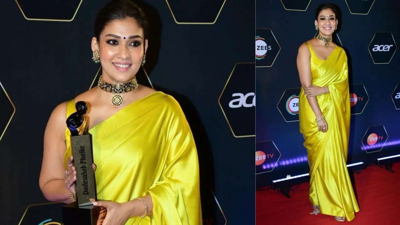 Nayanthara honoured with the Most Versatile Actress Award at the Dadasaheb Phalke International Film Festival Awards 2024