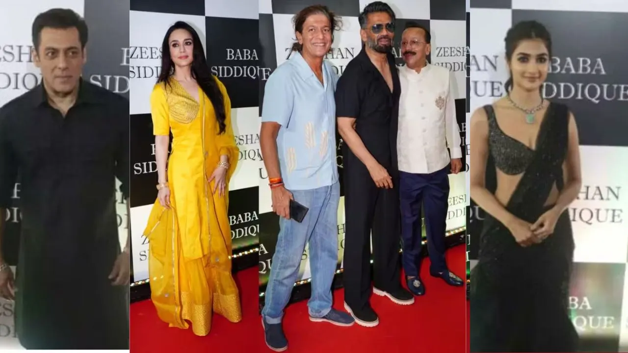 Inside Baba Siddique’s Iftar party:  Salman Khan, Shehnaaz, Gauahar Khan, Pooja Hegde