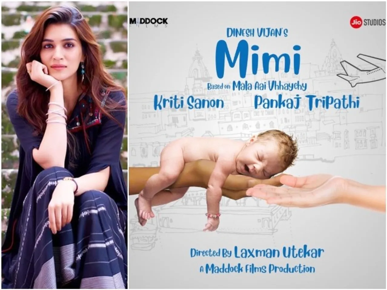 Kriti Sanon फिल्म Mimi में करने जा रही है सेरोगेसी माँ का किरदार ,15 किलो बढ़ाया वजन
