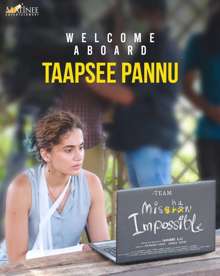 तापसी पन्नू तेलुगु फ़िल्म Mishan Impossible में नज़र आने वाली हैं