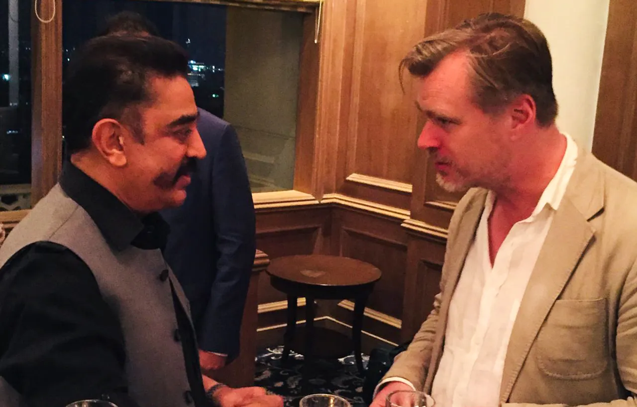 कमल हासन ने की हॉलीवुड के मशहूर फिल्ममेकर क्रिस्टोफर नोलन से मुलाकात