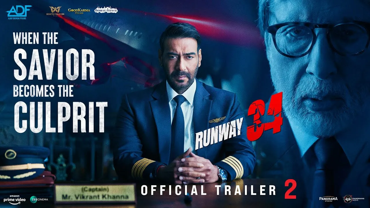 पायलट विक्रांत खन्ना उर्फ अजय देवगन की अशांत यात्रा को दिखता 'रनवे 34' का दूसरा ट्रेलर
