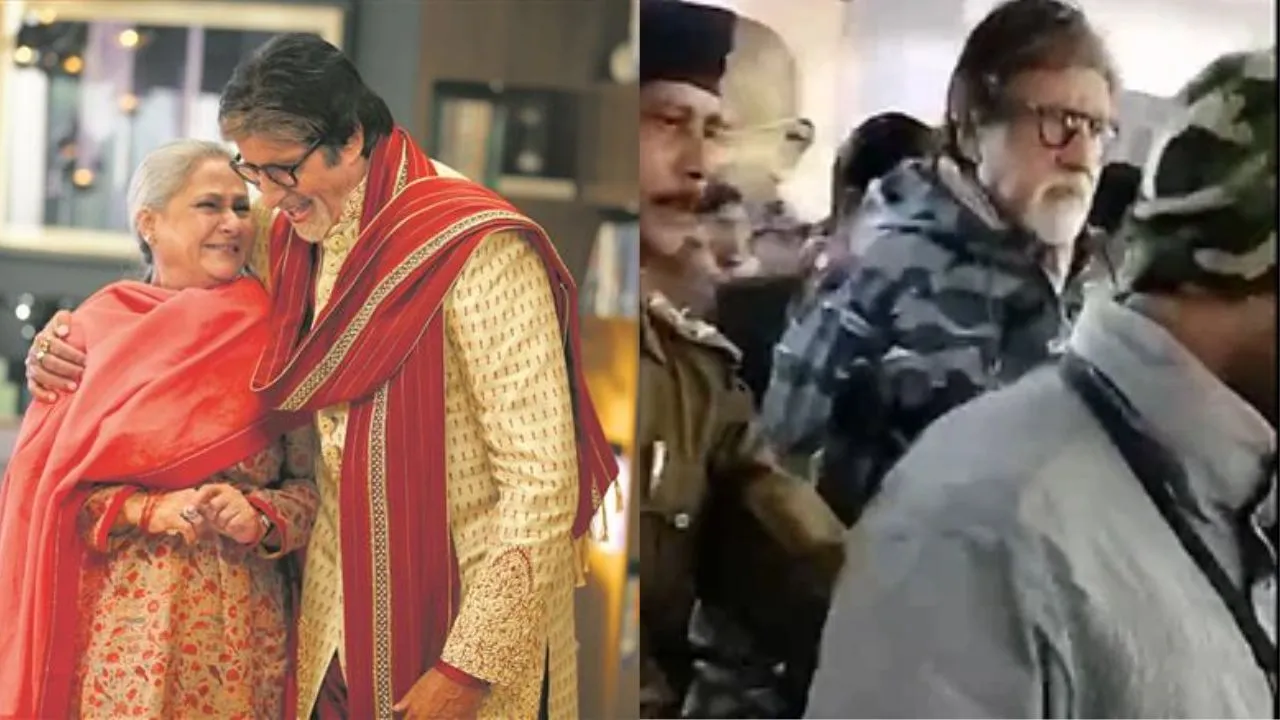 Amitabh Bachchan and Jaya Bachchan in Indore 