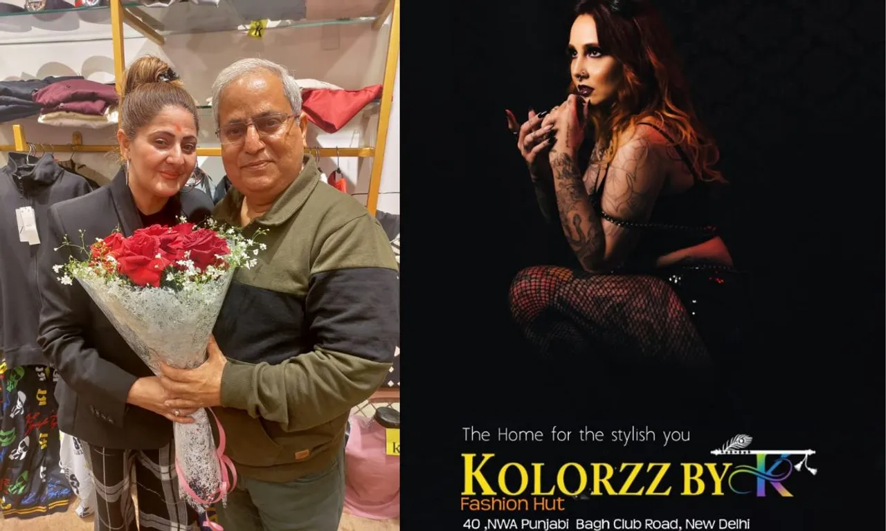 मशहूर अभिनेत्री और मॉडल रिशा शर्मा ने अपना नया  फैशन  स्टूडियो Kolorazz  by K, पंजाबी बाग, दिल्ली  में शुरू किया