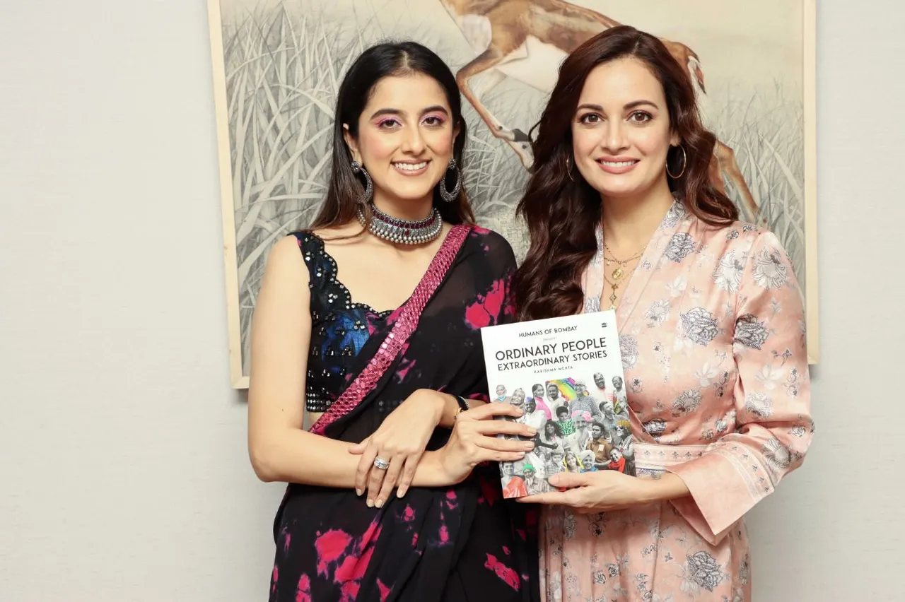 अभिनेत्री दीया मिर्जा द्वारा लॉन्च की गई करिश्मा मेहता की बुक "ऑर्डिनरी पीपल एक्स्ट्राऑर्डिनरी स्टोरीज़"