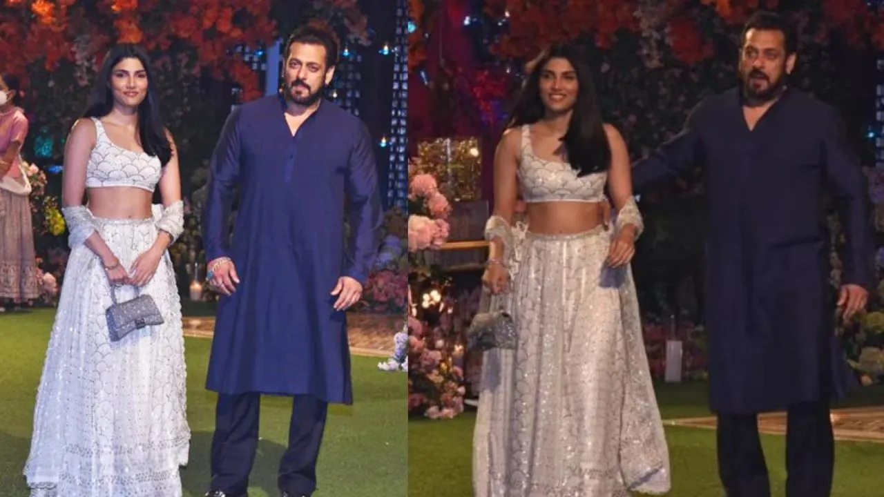 Salman Khan at Anant and Radhika Engagement Ceremony 