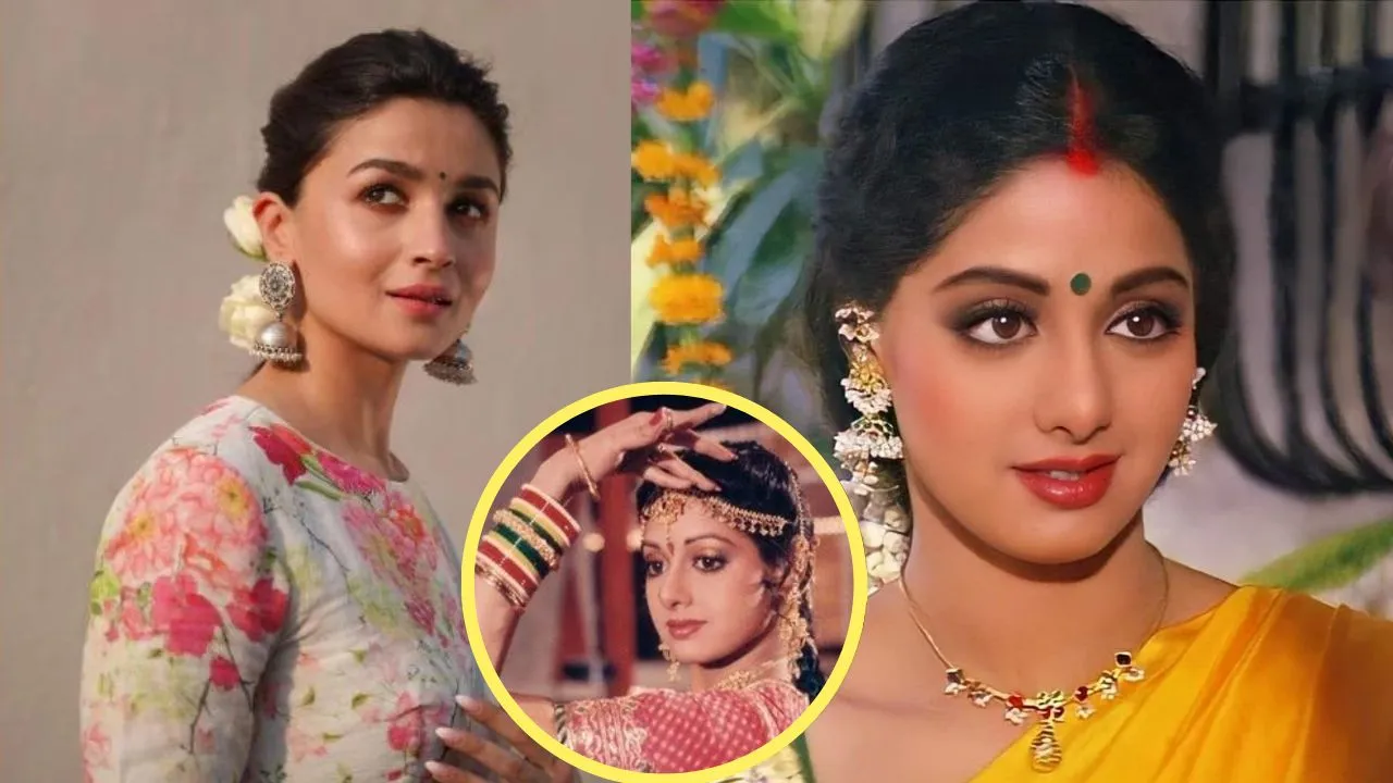 Alia Bhatt to recreate Sridevi's iconic look 'Chandni' for Rocky Aur Rani Ki Prem Kahani