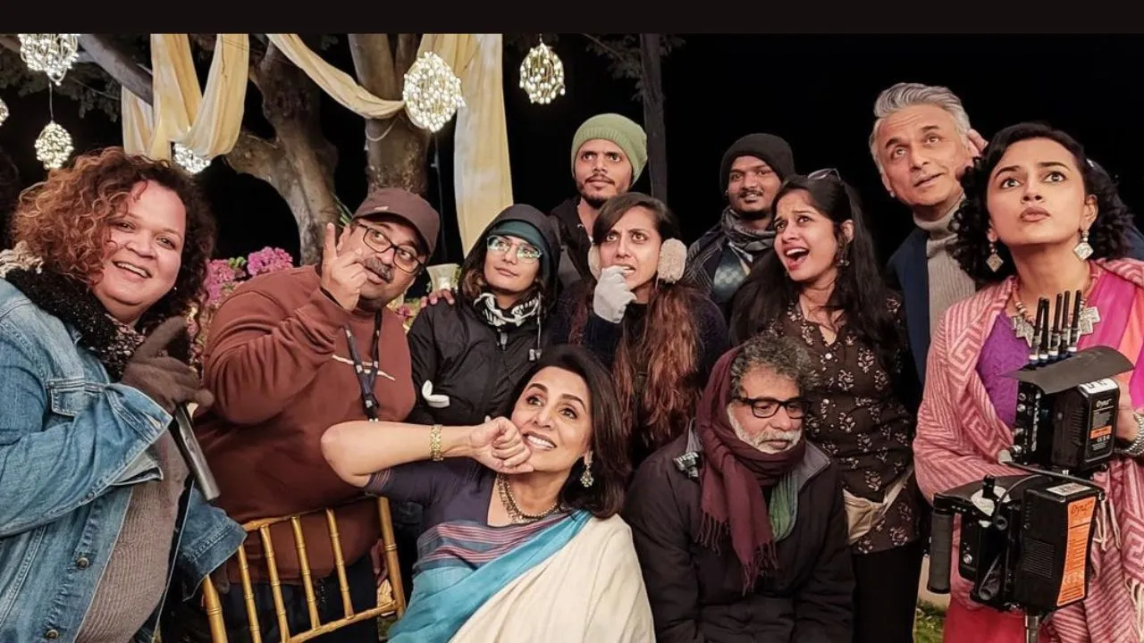 Neetu Kapoor said a shocking thing while sharing a photo from the set of her upcoming film MAYAPURI