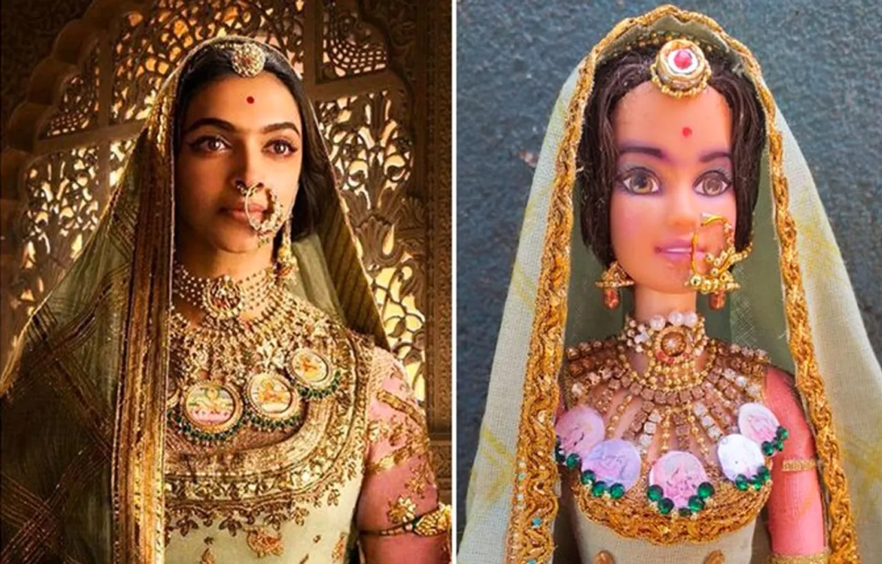 Deepika Padukone Doll / दीपिका के रानी पद्मावती वाला लुक लिए ये डॉल हो रही है वायरल, देखें तस्वीरें