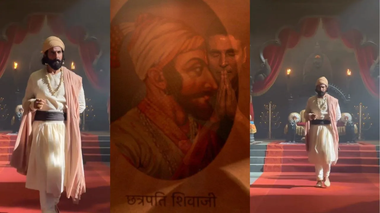 Akshay Kumar transforms into Chhatrapati Shivaji Maharaj