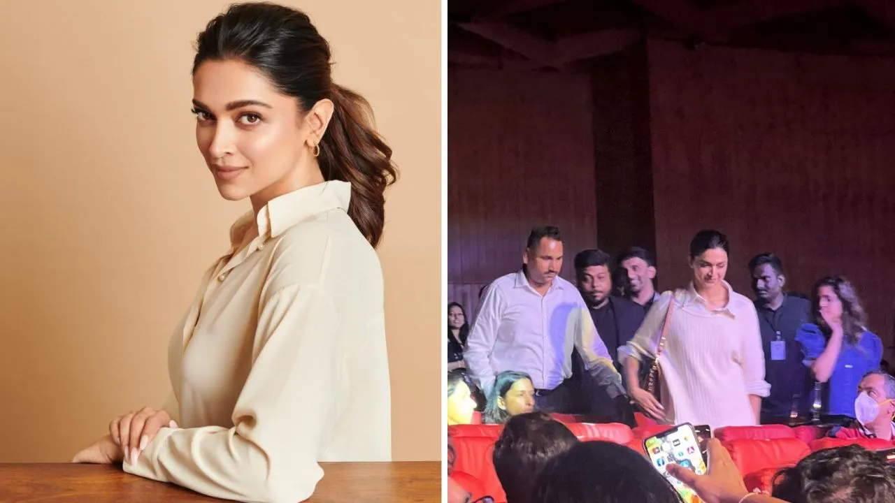 Deepika Padukone appeared with family at an event in Bengaluru