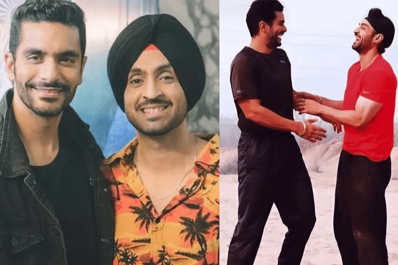 Diljit Dosanjh और Angad Bedi ने मुंबई के अपने कॉन्सर्ट से शेयर किया खास पल