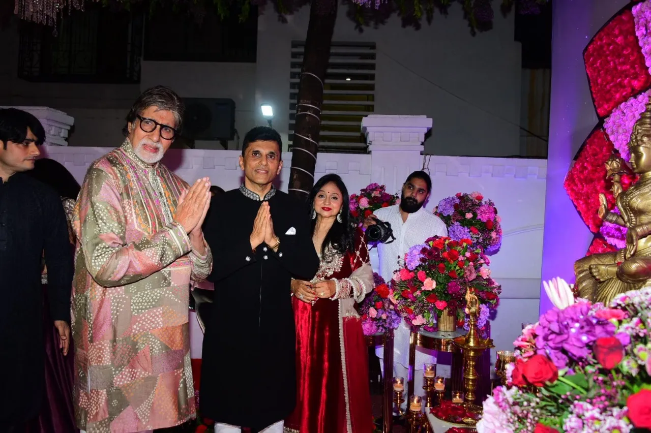 Anand Pandit’s star-studded Diwali party had Amitabh Bachchan making an exceptional appearance 