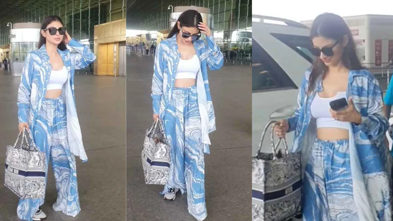 Why was Mouni Roy sent back from the airport by the security staff
