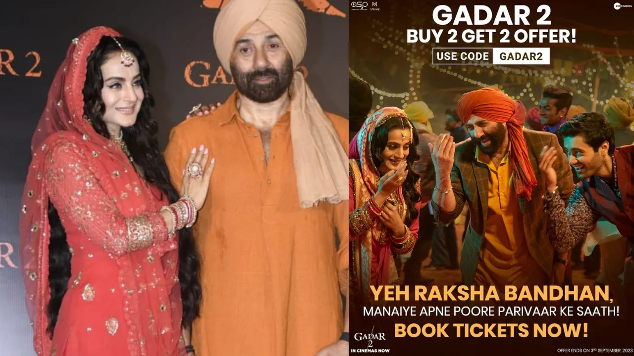 Gadar 2 Makers announce buy 2 get 2 free tickets special offer for Raksha Bandhan