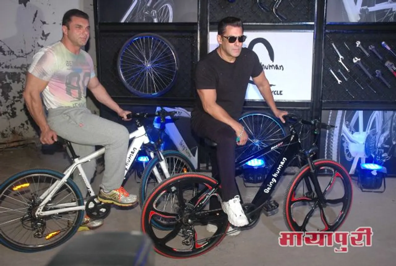 सलमान खान ने विश्व पर्यावरण दिवस के दिन लॉन्च की अपनी बीइंग ह्यूमन ई-साइकिल
