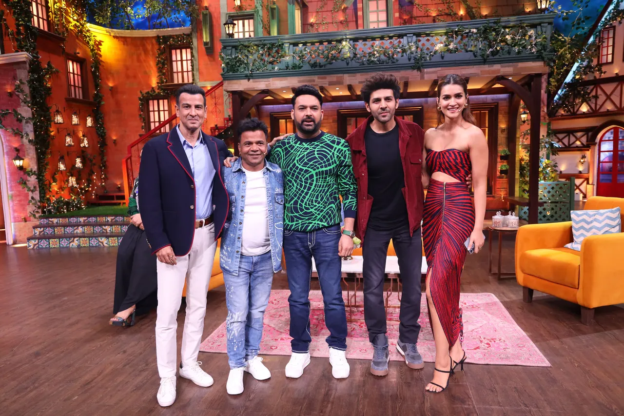 The Kapil Sharma Show में Rajpal Yadav ने अपने 'Shehzada' के को-एक्टर Kartik Aaryan पर की तारीफों की बरसात