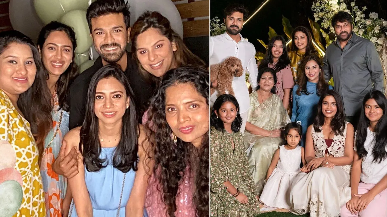 Ram Charan's sisters hold baby shower for Upasana in Hyderabad