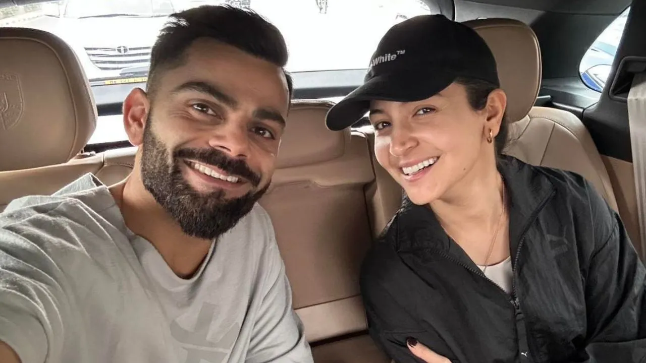 Virat Kohli and Anushka Sharma were all smiles as they stepped out in Delhi