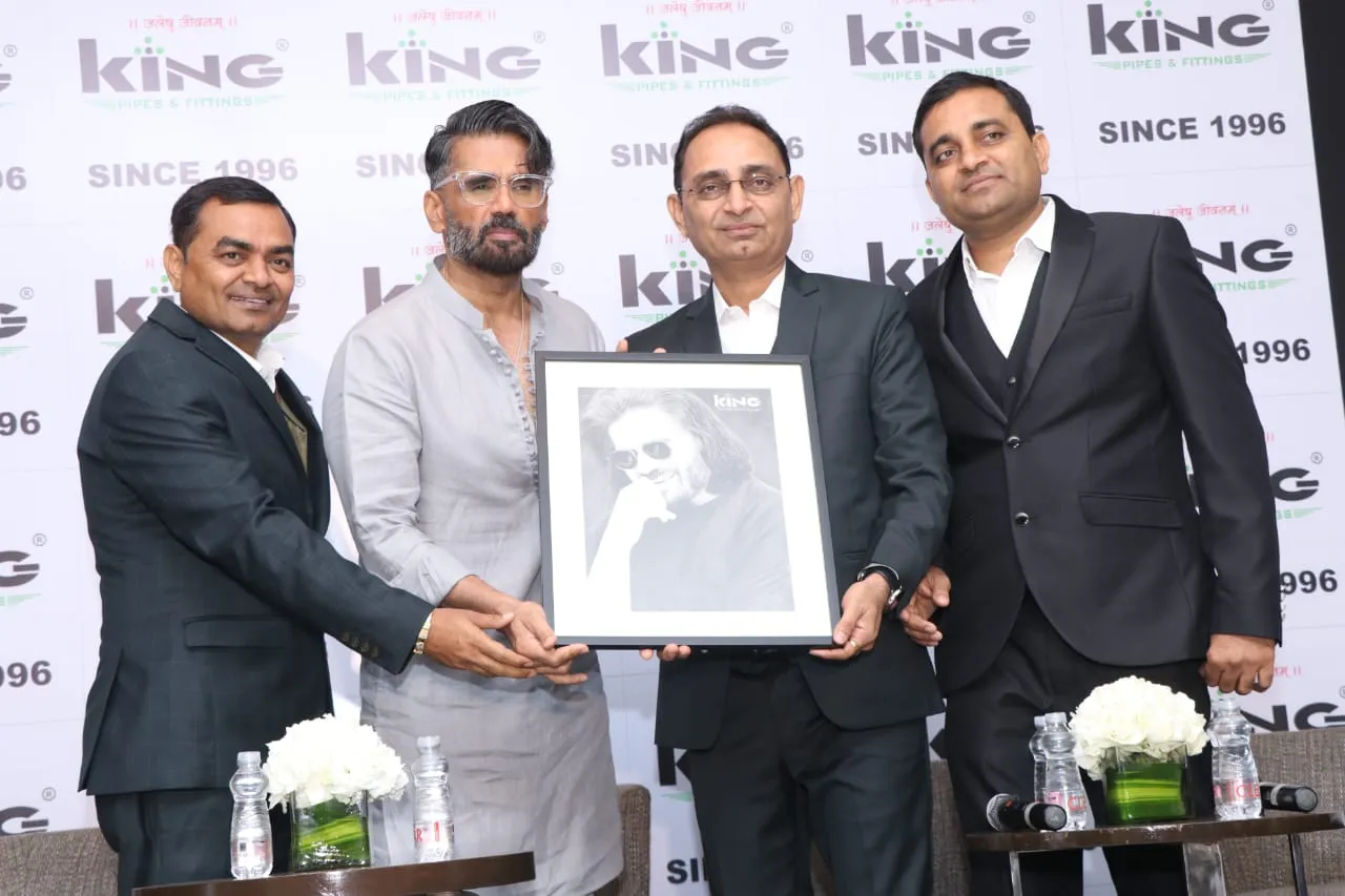 Sunil Shetty को KING Pipes द्वारा ब्रांड एंबेसडर नियुक्त किया गया