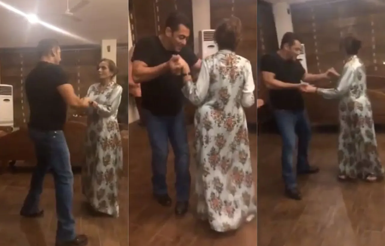 Video: सलमान खान ने मां सलमा खान के साथ मस्ती से किया डांस, वीडियो वायरल