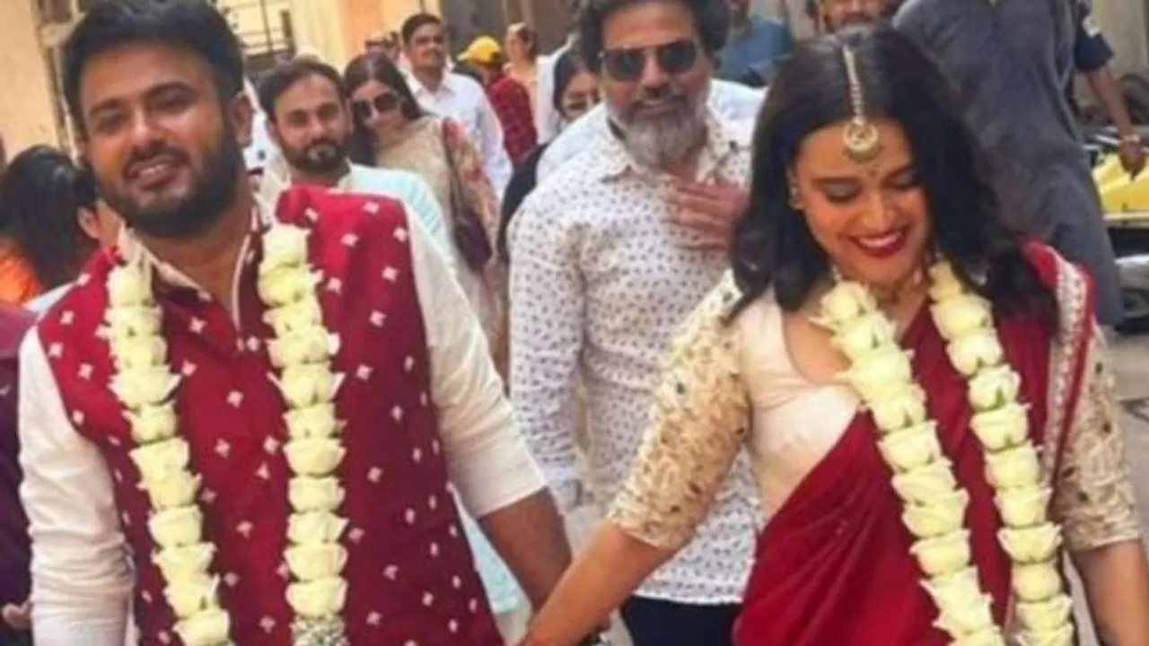 Swara Bhasker married with political activist Fahad Ahmad