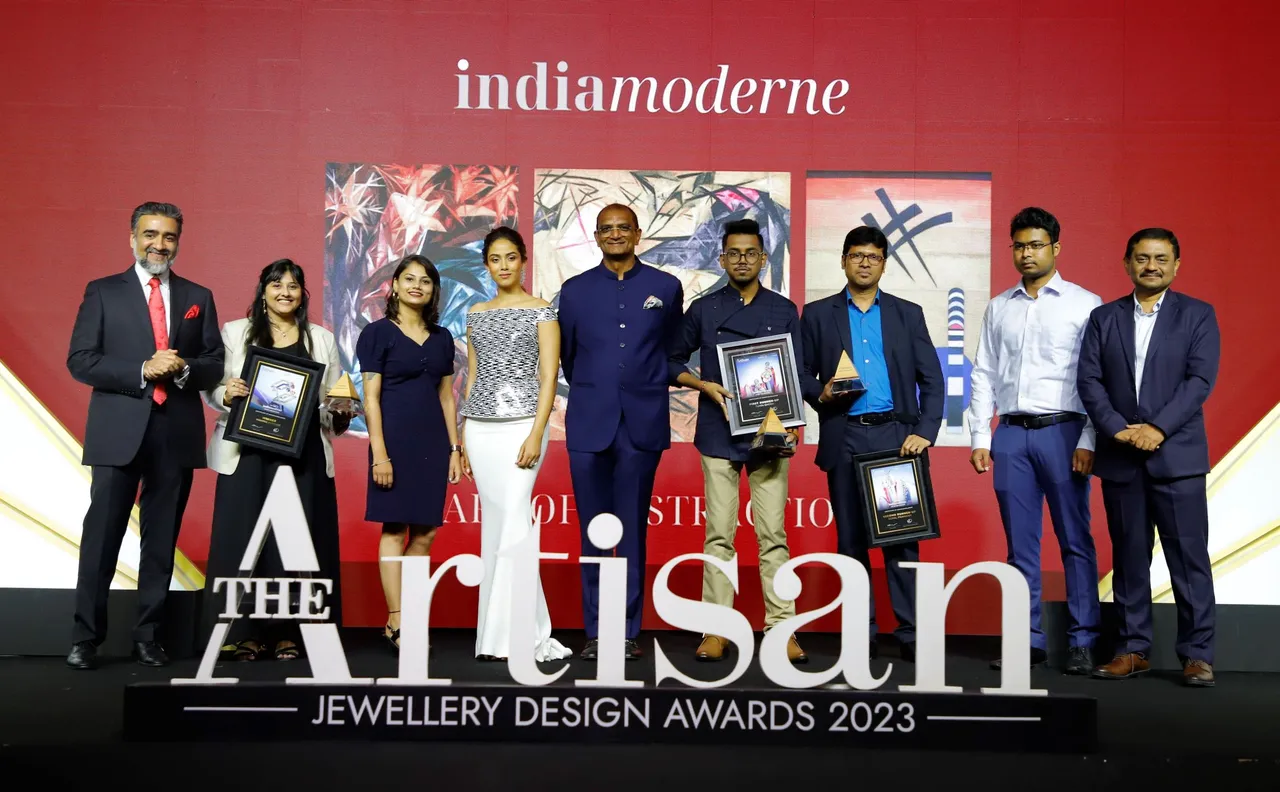The Artisan Awards 2023 की थीम इंडिया मॉडर्न - द वर्ल्ड ऑफ आर्ट मीट्स मॉडर्न ज्वेलरी थी