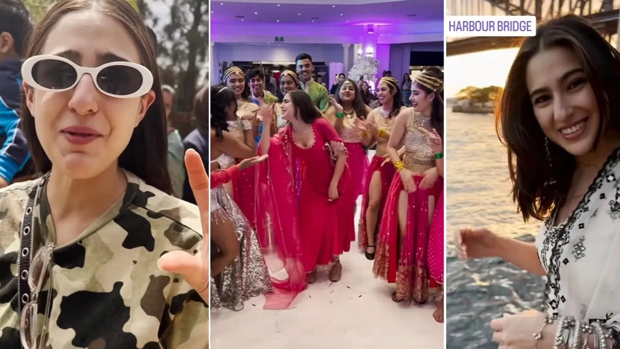 Sara Ali Khan grooves on 'Chaka Chak' song on her Sydney trip, check out video