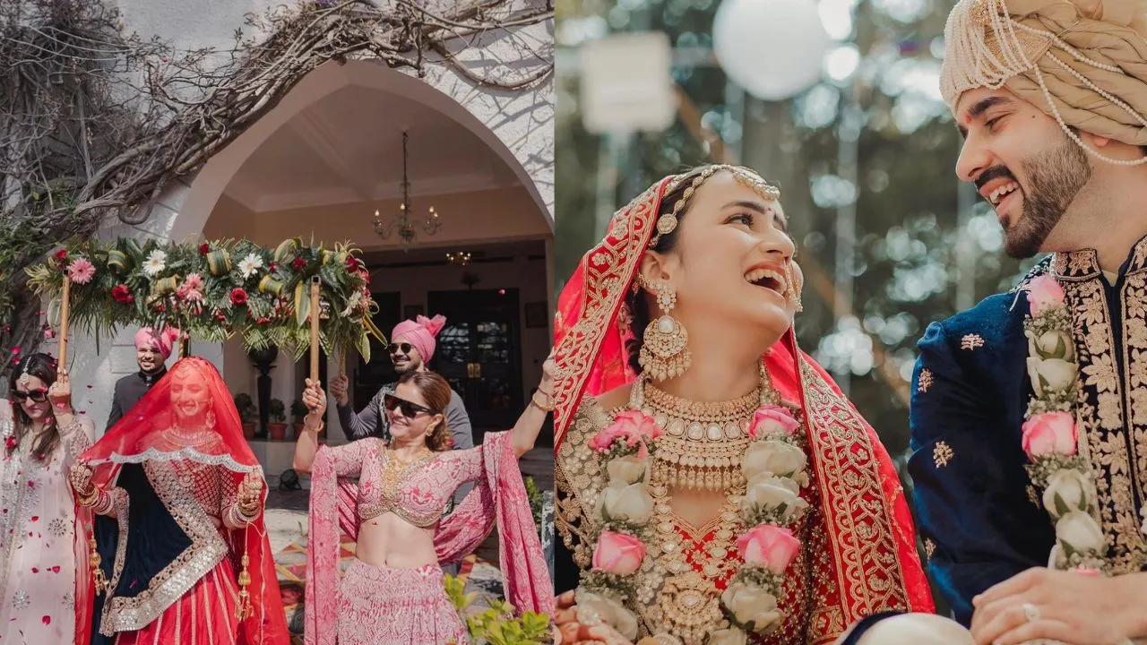 Rubina Dilaik's sister Jyotika Dilaik married Rajat Sharma, see photos