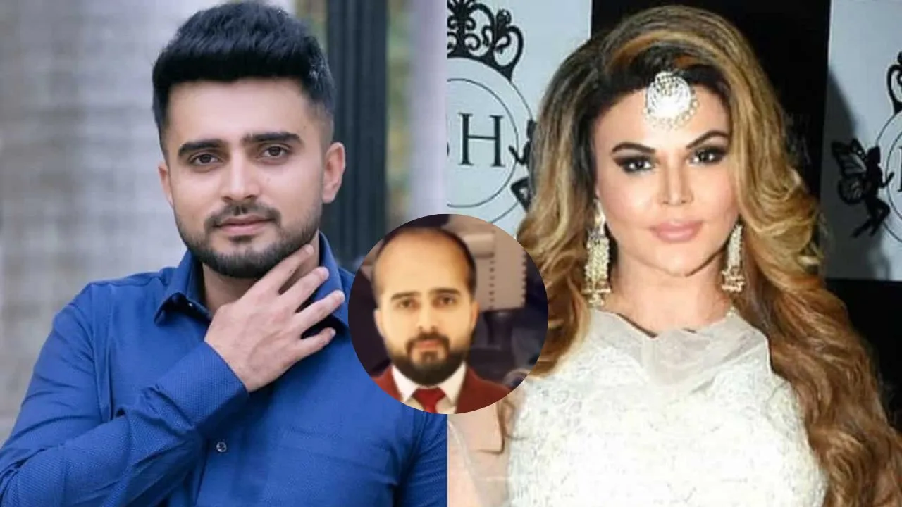 Rakhi Sawant and Adil Khan Durrani 