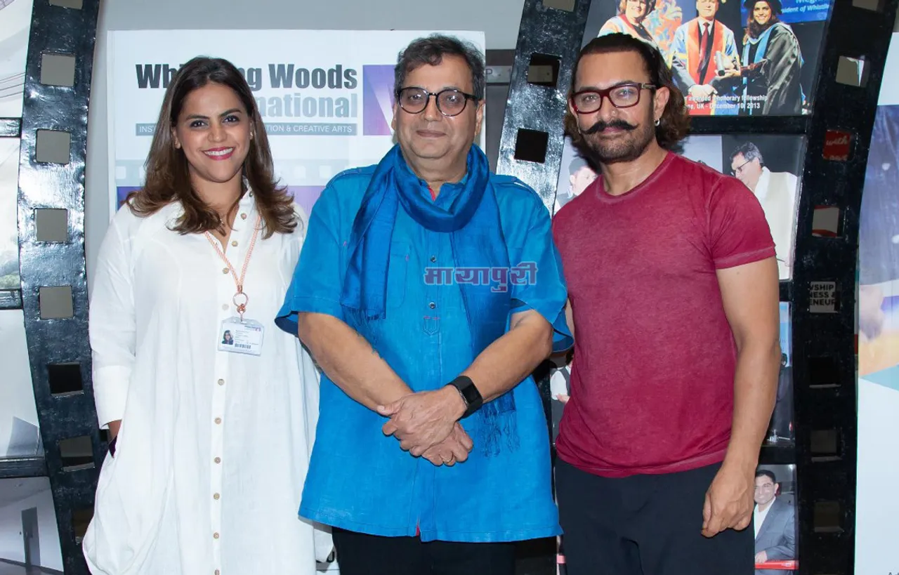 व्हिस्लिंग वुड्स इंटरनेशनल  द्वारा आयोजित 5वें वेद सत्र में शामिल हुए आमिर खान
