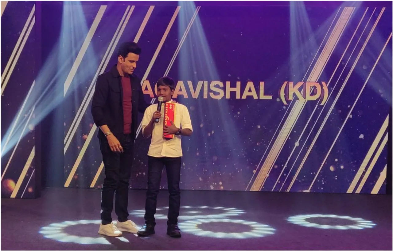 10 वें जागरण फिल्म फेस्टिवल में फिल्म 'KD'  के बाल कलाकार नागाविशाल को मिला बेस्ट एक्टर का अवॉर्ड