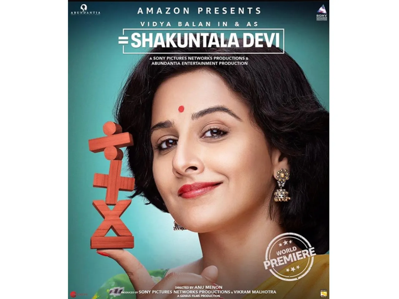 'गुलाबो सिताबो' के बाद विद्या बालन की फिल्म 'शकुंतला देवी' अमेजॉन प्राइम वीडियो पर होगी रिलीज