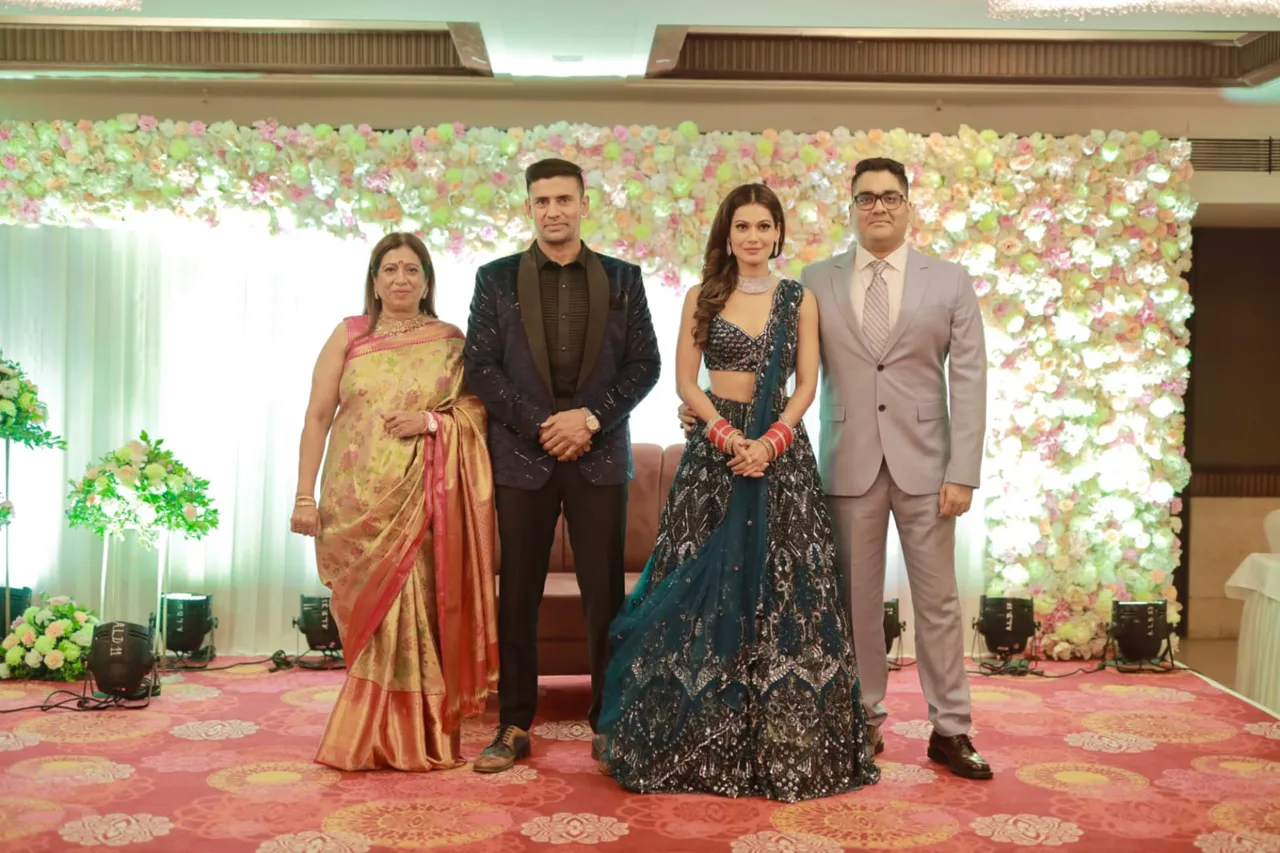 Sangram Singh and Payal Rohatgi had a grand reception in Ahmedabad