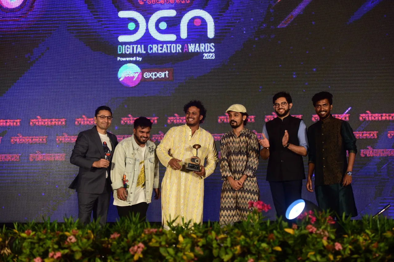 Lokmat Digital Creator Awards 2023 के दूसरे एडिशन में विभिन्न श्रेणियों के 22 से अधिक क्रिएटर्स को सर्वोच्च सम्मान दिया गया