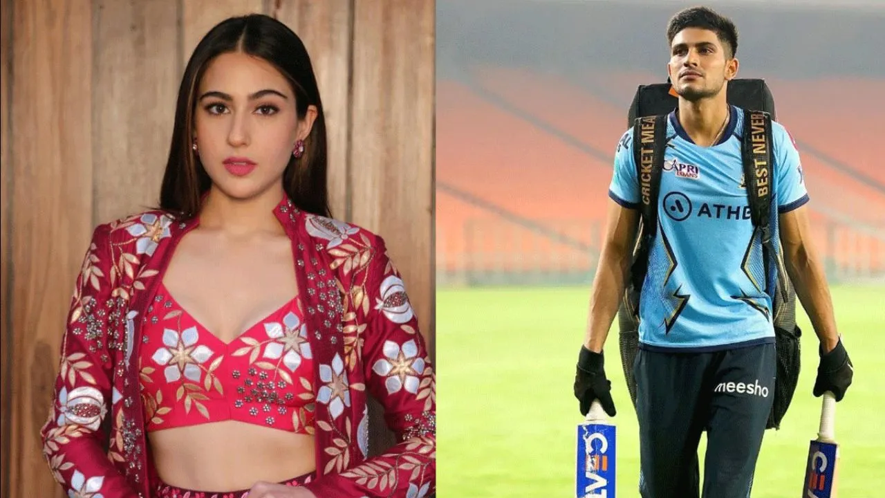 Shubman Gill and Sara Ali Khan