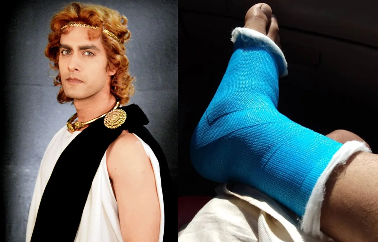 'पोरस' के मुख्य कलाकार रोहित पुरोहित सेट पर हुए घायल