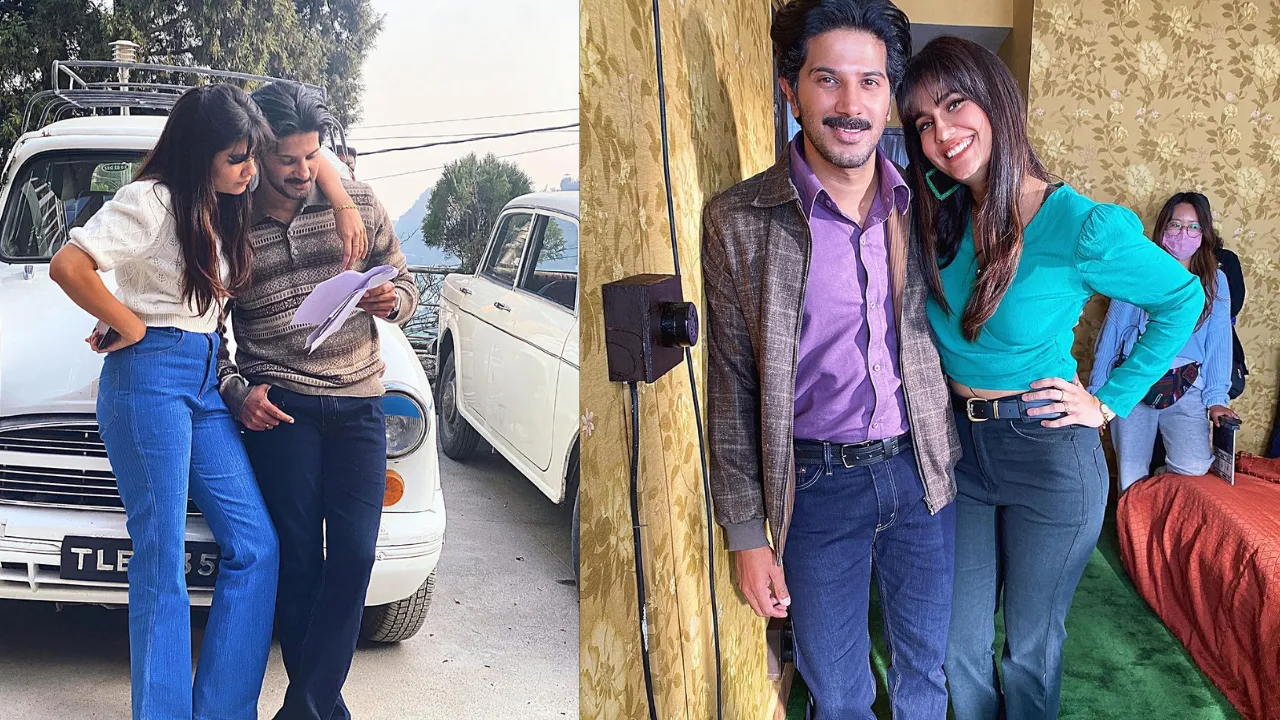 Shreya Dhanwanthary shares BTS pics from the sets of Guns N gulaab with Dulquer Salmaan