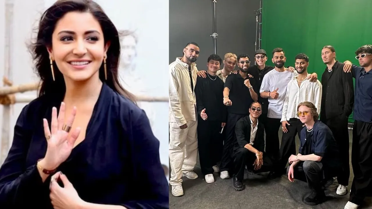 Virat Kohli dances with Norwegian dance group Quick Style, watch Anushka Sharma's reaction