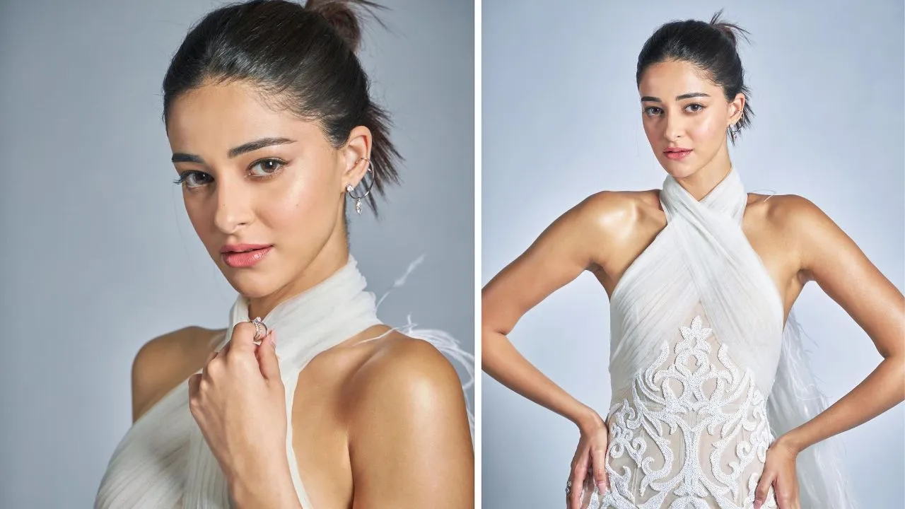Ananya Pandey's dream look in a glamorous white gown