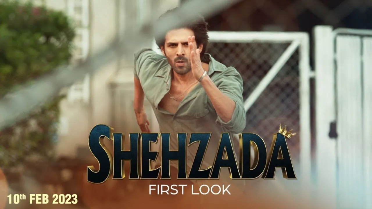 Shehzada First Look: Kartik Aaryan, Kriti Sanon in the first look of the film 'Shehzada' mayapuri