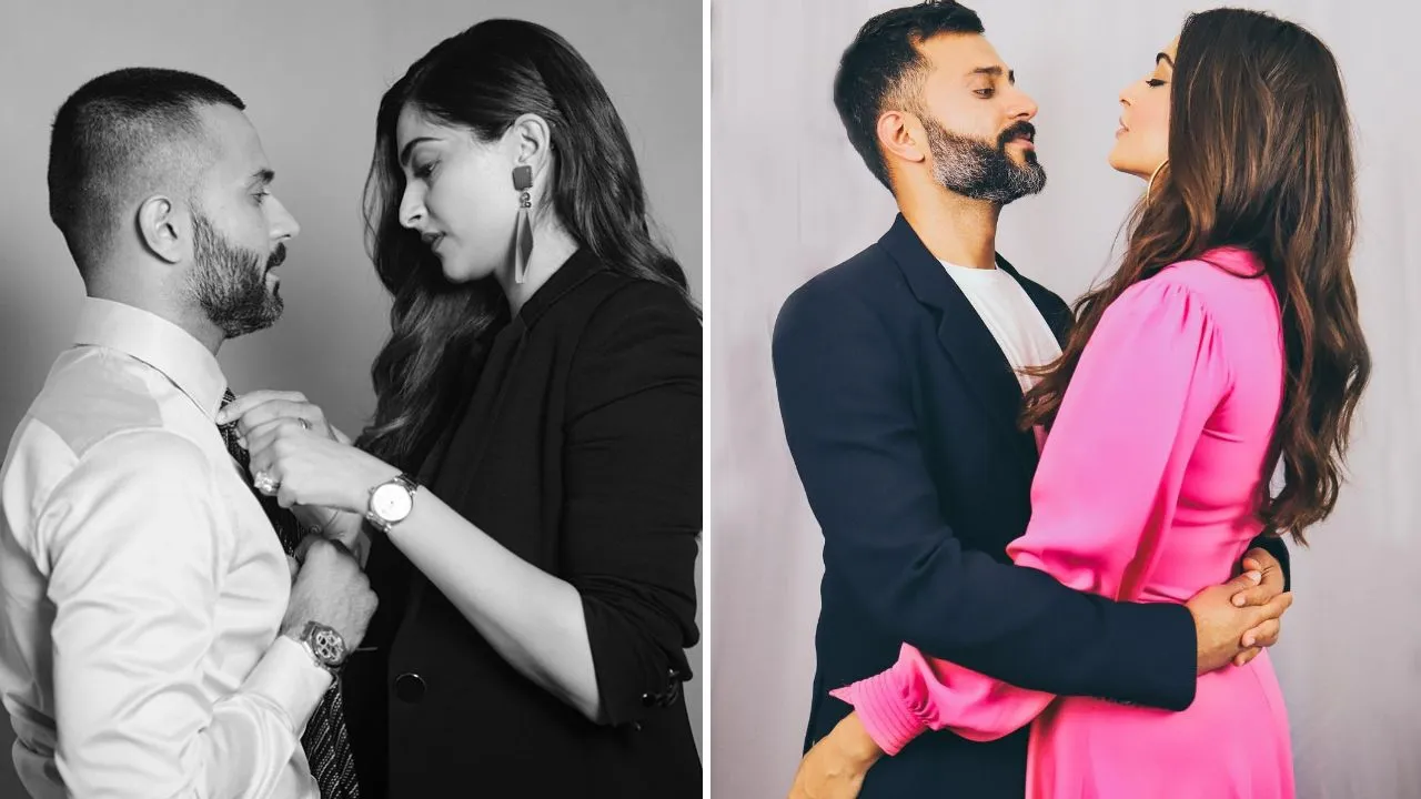 Sonam Kapoor shared some special moments with Anand Ahuja on their fifth anniversary