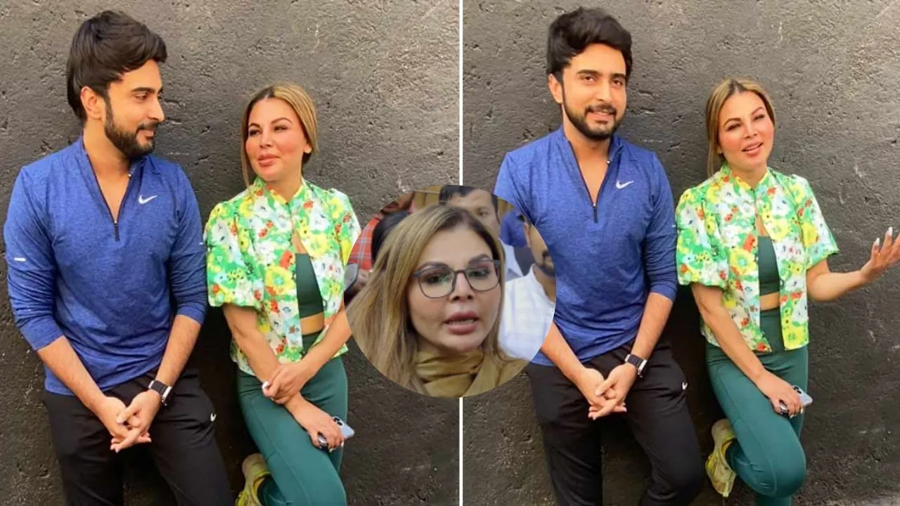 Rakhi Sawant and Adil Khan Durrani 