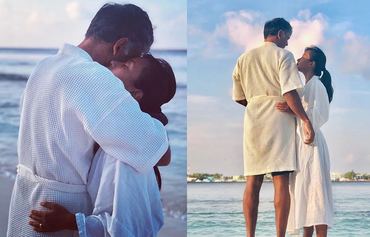 पत्नी के साथ मालदीव में हॉलीडे एंजॉय कर रहे है मिलिंद सोमन रोमांटिक तस्वीरें आई सामने