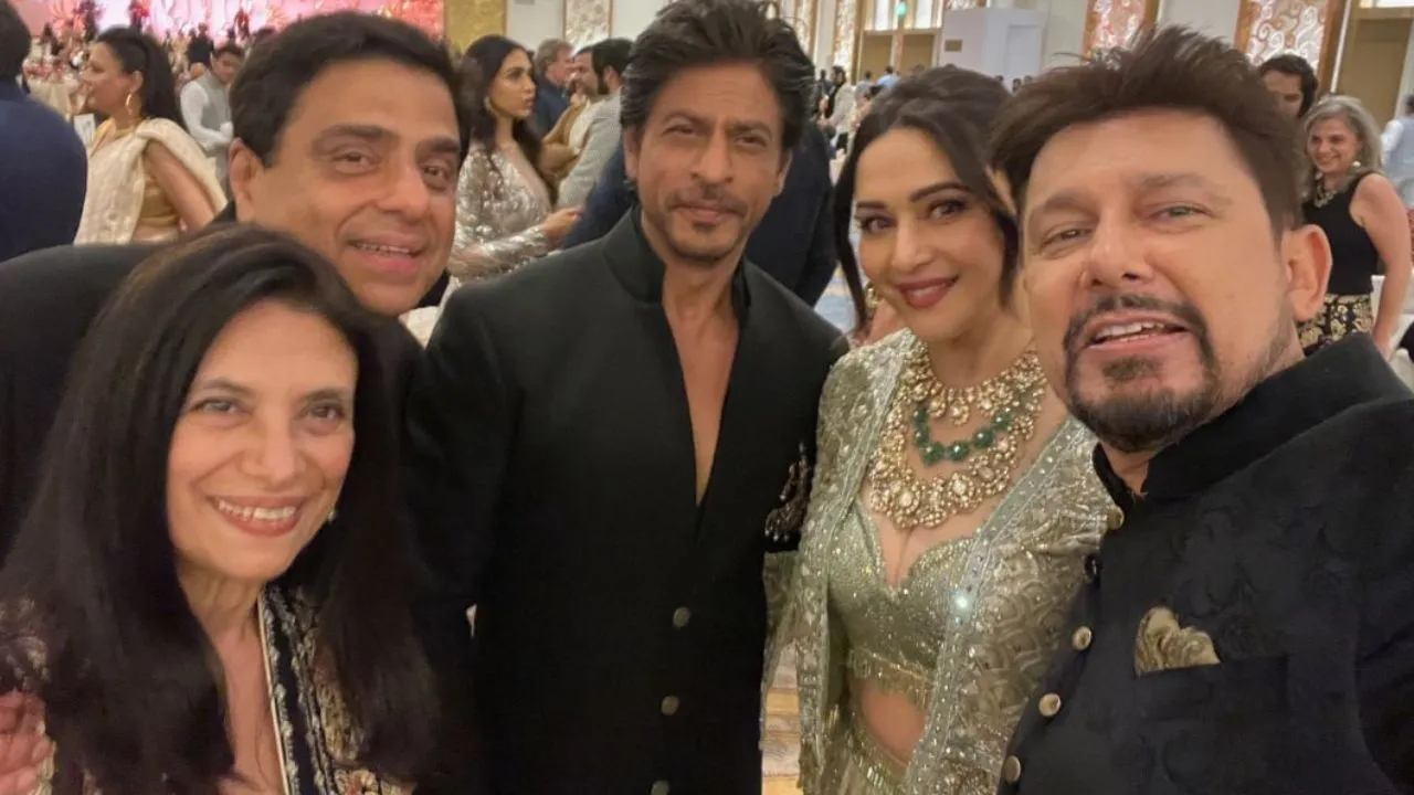Madhuri Dixit and Dr Sriram Nene share pictures with Tom Holland, Shah Rukh Khan
