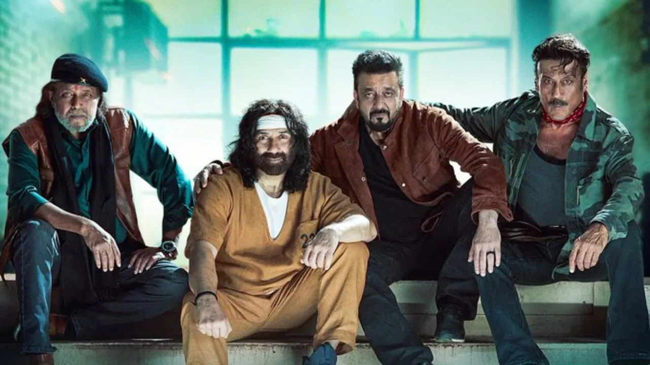 Sanjay Dutt, Mithun, Sunny Deol and Jackie Shroff