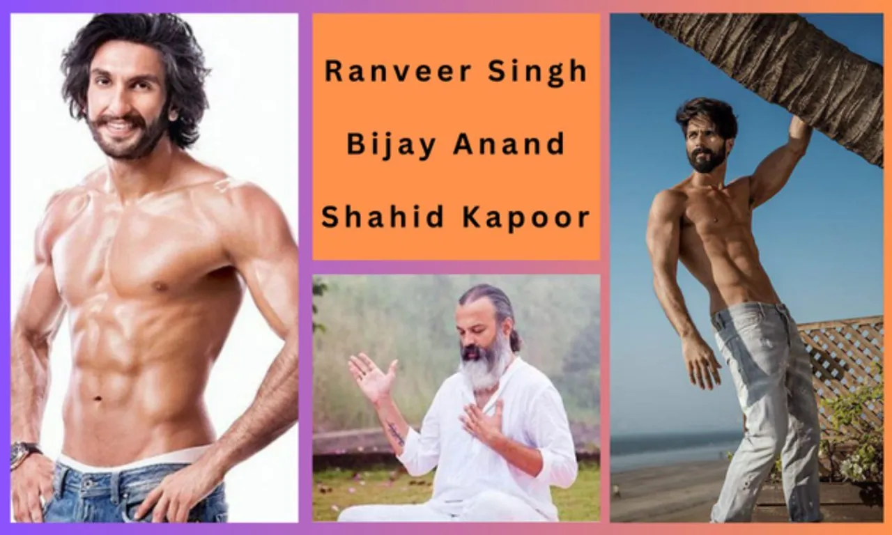 सुपर स्टार रणवीर सिंह, योगा गुरु बिजय आनंद और लोकप्रिय स्टार शाहिद कपूर दें रहें हैं 2024 के फिटनेस गोल?